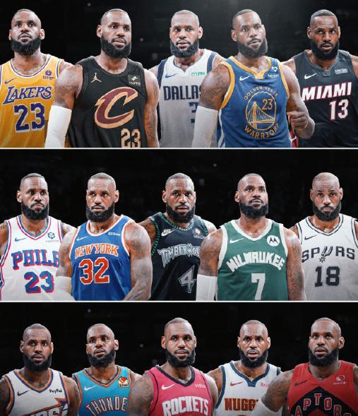 詹姆斯退役巡演设想：与30队各签一周合同，打造史无前例告别之旅